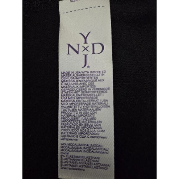 NYDJ Black V-neck Tunic‎ Top Women's Size Small Modal Elastane - Picture 5 of 5